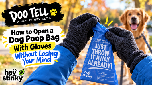 How to Open a Dog Poop Bag With Gloves Without Losing Your Mind